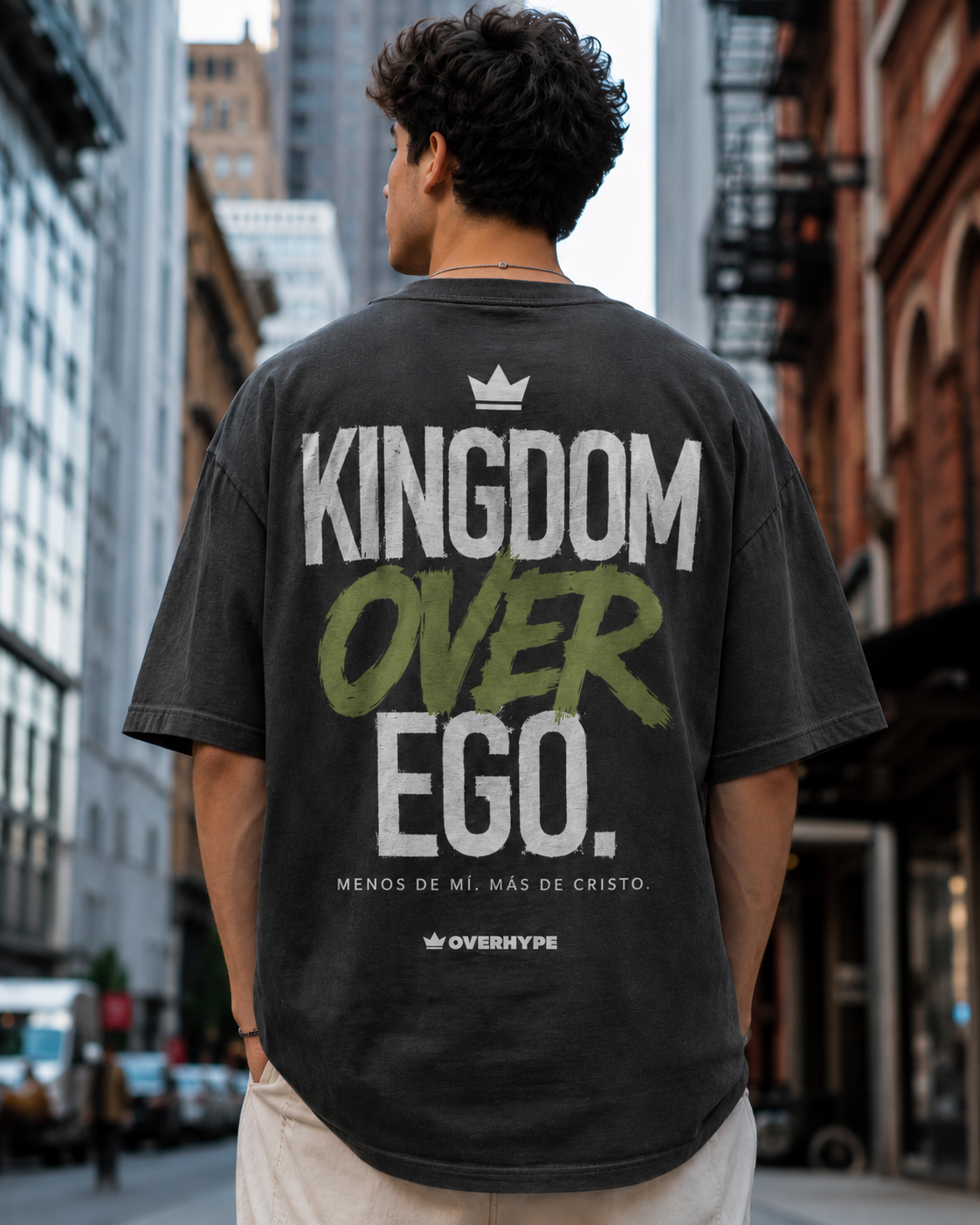 KINGDOM OVER EGO TEE — BLACK